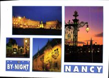 CPM Nancy Meurthe et Moselle by night L'Hotel de Ville place Stanislas 
