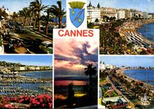 CPM Cannes La Cote d'Azur La Croisette 