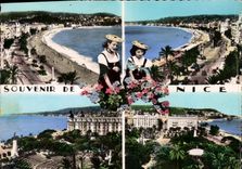 CPM Souvenir de Nice La Cote d'Azur 