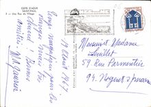 CPM Cote d'Azur Saint Paul une rue du Village 