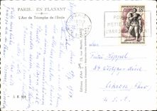 CPM Paris en flanant l'Arc de Triomphe de l'Etoile