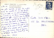 CPM Chamonix le nouvea refuge du Couvercle au fond le Mont Blanc 