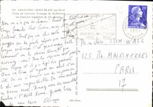 CPM Chamonix Mont Blanc en hiver piste du brevent passage de la Breche au fond les Aiguilles de Cham