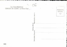 CPM Les Alpes Maritimes Gorges du Cians la Petite Clue 