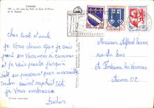 CPM Cannes un coin du Port le Quai St Pierre et le Suquet 