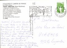 CPM Couleurs et lumiere de France la Cote d'Azur Menton Alpes Maritimes plage quai Bonaparte et la v