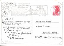 CPM Circuit Touristique des Chateaux de S et L Bourgogne du Sud