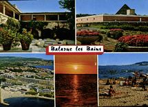 CPM Balaruc les Bains Herault le Bain de pieds l'Etablissement Thermal le VVf la Plage 