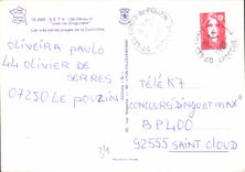 CPM Sete Herault une ile Singutiere les tres belles plages de la Corniche