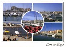CPM Carnon Plage Herault entre mer et etang regards sur la station baineaire 