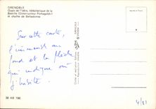 CPM Grenoble Quais de l'Isere telepherique de la Bastille Constructeur Pomagalski et chaine de Belle