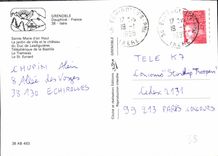 CPM Grenoble Dauphine France Isere Sainte Marie d'en Haut le Jardin de Ville et le Chateau du duc de