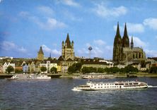 CPM Koln am Rhein Cologne la Vieille Ville avec Cathedrale 