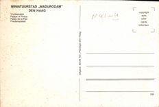 CPM Miniatuurstad Madurodam Den Haag Palais de la Paix
