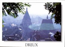 CPM Dreux Eure et loire Panorama sur la ville 