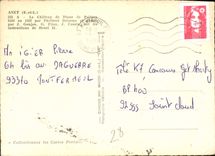 CPM Anet E et L le Chateau de Diane de Poitiers bati en 1552 par Philibert par J Goujon G Pilon J Co