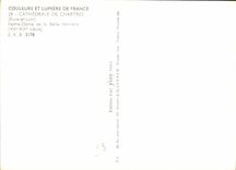 CPM Cathedrale de Chartres Eure et Loir Notre Dame de la Belle Verriere XII XIII siecle 