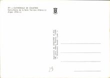 CPM Cathedrale de Chartres Notre Dame de la belle verriere XIIeme S Anges XIII S 