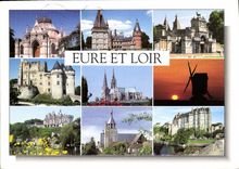 CPM Eure et Loir Dreux Maintenon Anet Nogent le Rotrou Chartres Moulin de Beauce Montigny le Gannelo