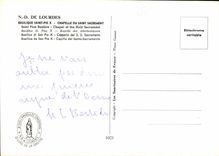 CPM N D de Lourdes Basilique Saint Pie X Chapelle du Saint Sacrement 