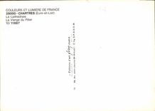 CPM Chartres Eure et Loir la Cathedrale la Vierge du Pilier 