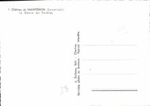 CPM Chateau de Chartres Eure et Loir la Galerie des Ancetres 