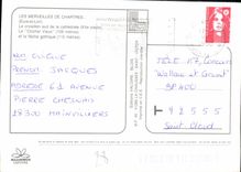 CPM Les merveilles de Chartres Eure et Loir le croisillon sud de la Cathedrale XIi siecle le Clocher