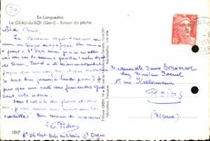 CPM En Languedoc le Grau du Roi Gard retour de peche