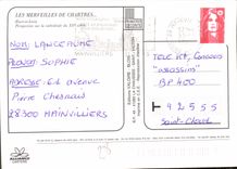 CPM Les Merveilles de Chartres Eure et Loir Perspective sur la Cathedrale du XII siecle 