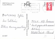 CPM Dreux Eure et Loir la Place Metezeau 