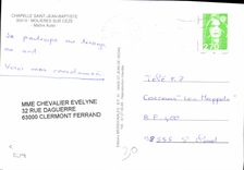 CPM Chapelle Saint jean Baptiste Molieres sur Ceze Maitre Autel