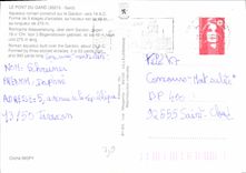 CPM Le Pont du Gard Aqueduc romain construit sur le Gardon vers 19 A C forme de 3 etages d'arcades