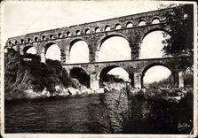 CPM Le Pont du Gard Aqueduc Romain 