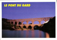 CPM Monuments et Sites de France le Pont du Gard 