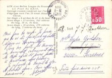 CPM Les belles Images de Provence le Pont du Gard Ouvrage romain construit sur l'ordre d'Agrippa ver