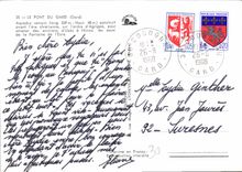 CPM Le Pont du Gard Aqueduc romain construit avant l'ere chrerienne sur l'ordre d'Agrippa