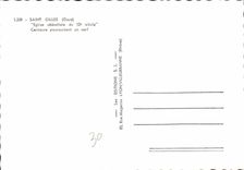 CPM Saint Gilles Gard Eglise abbatiale du 12 siecle centaure poursuivant un cerf 