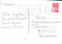 CPM Monuments et Sites de France le Pont du Gard 