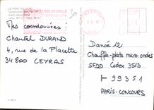 CPM Le Pont du Gard Construction vers l'an 19 avant Jesus Christ