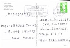 CPM Nimes Place d'Assas Place du Marche les Arenes la Maison Carree 