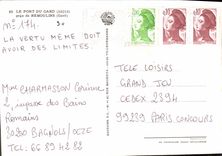 CPM Le Pont du Gard pres de Remoulins Gard