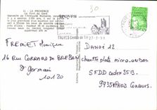 CPM La Provence le Pont du Gard Merveille de l'Antiquite Romaine construit il y a environ 2000 ans