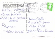 CPM Le port du Gard construit sur l'orde d'Agrippa vers l'an 19 avant JC pour alimenter Nimes en eau