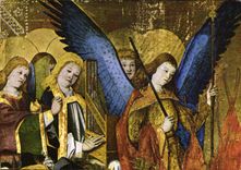 CPM Musee de Villeneuve les avignon Gard Enguerrand Quarton le couronnement de la Vierge 1453 1454 d