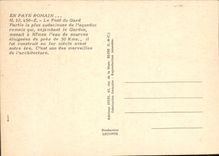 CPM En pays romain Le pont du Gard