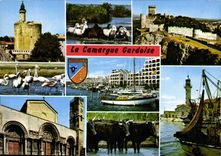 CPM La Camargue Gardoise Aigues Mortes Beaucaire Port Camargue Saint Gilles Grau du Roi 