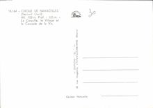 CPM Cirque de Navacelles Versant Gard la Coquille le village et la Cascade de la Vis