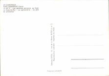 CPM La Camargue Port Camargue Gard vue generale aerienne au fond le Grau du Rol la Capitainerie le P