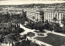 CPM Nice les Jardins Albert Ier l'Hotel d'Angleterre et le Plazza 
