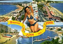 CPM La Cote d'Azur Souvenir de Juan les Pins 